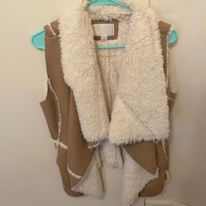 Fuzzy suede Vest